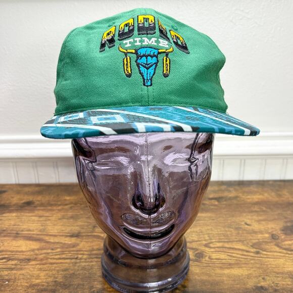 Dale Brisby Rodeo Time Trucker Hat Cap Snapback Embroidered Western Cowboy USA - Picture 9 of 9